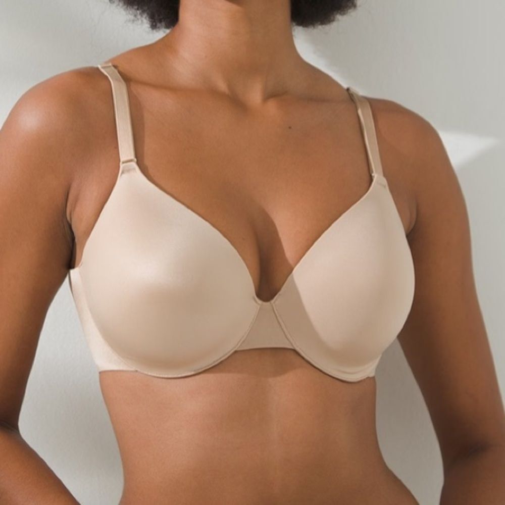 Soma Nude Vanishing Back Full Coverage Underwire Bra 36DD